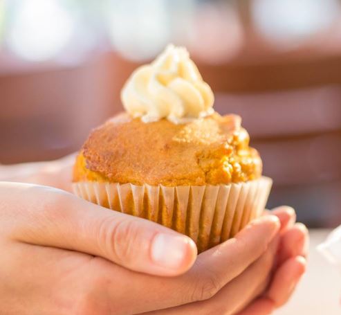 Perkins Pumpkin Cream Cheese Mammoth Muffin